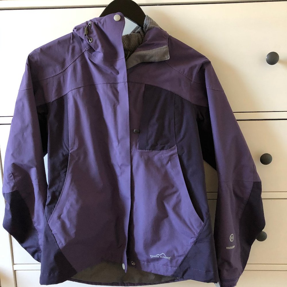 Eddie Bauer Purple Petite XS Ski Jacket Shell